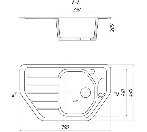 Кухонная мойка Gerhans E08 терракот