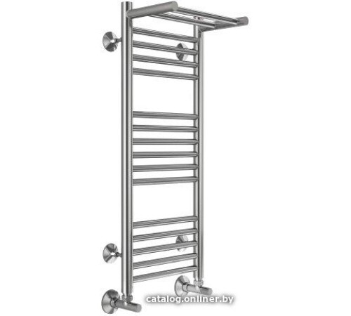 Полотенцесушитель TERMINUS Аврора П16 300x800 с полкой нп хром