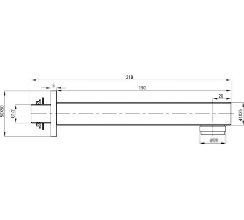 Излив Deante Cascada NAC 082K