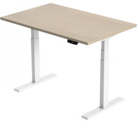 Стол Smartstol Slim 120x80x1.8 белый/дуб феррара