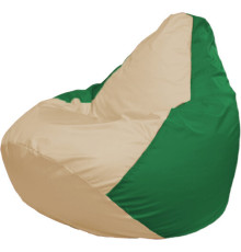 Кресло-мешок Flagman Груша Макси Г2.1-147 зеленый/бежевый