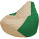 Кресло-мешок Flagman Груша Макси Г2.1-147 зеленый/бежевый