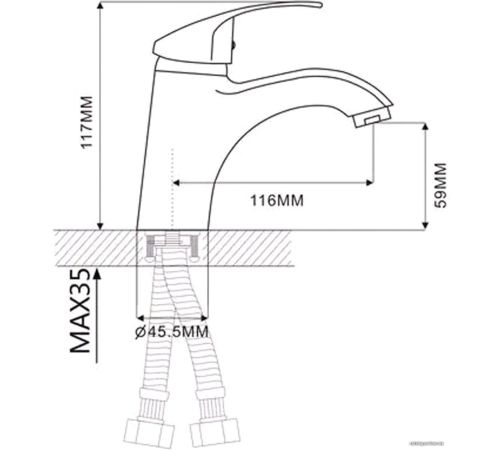 Смеситель Ekko E10001