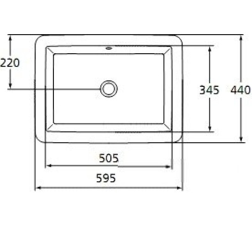 Умывальник Ideal Standard Strada K077901 59.5x44