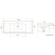 Умывальник CeraStyle Frame 100 031400-u