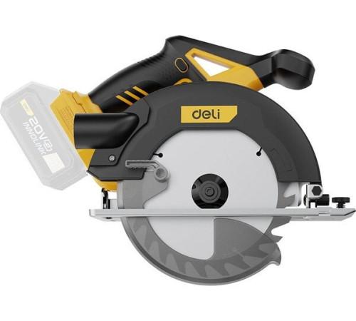 Дисковая циркулярная пила Deli EDC552Z без АКБ