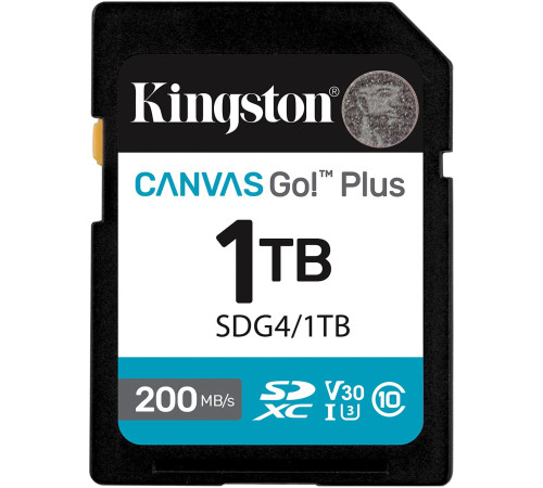 Карта памяти Kingston Canvas Go! Plus SDXC 1TB SDG4/1TB