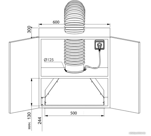 Кухонная вытяжка ZUGEL ZHI521X