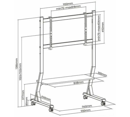 Стойка для телевизора Ultramounts UM306B