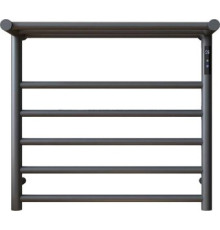Полотенцесушитель Maxonor Pure Life PL-TRE03-55-5-3 с полкой серый, подключение справа