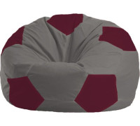 Кресло-мешок Flagman Мяч Стандарт М1.1-336 серый/бордовый