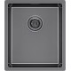 Кухонная мойка Paulmark Lassan 38 UNI LA38-GM черный/вороненая сталь