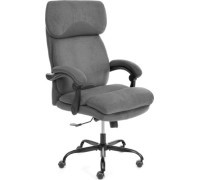 Офисное кресло TetChair Chief metalBL ткань, серый, KUB 05/TW-12