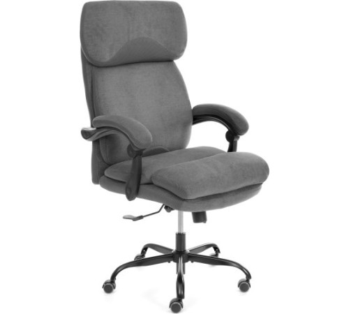 Офисное кресло TetChair Chief metalBL ткань, серый, KUB 05/TW-12