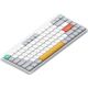 Клавиатура NuPhy Air75 V2 Ionic White NuPhy Low Profile Moss, нет кириллицы