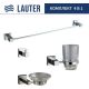 Набор аксессуаров для ванной Lauter 21SH6061 + 21SH6051 + 21SH6091 + 21SH6011 Chrome, 4 предмета