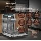 Встраиваемая посудомоечная машина Weissgauff BDW 4535 D Inverter AutoOpen Timer Floor