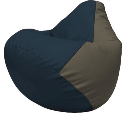 Кресло-мешок Flagman Груша Макси Г2.3-1517 синий/серый
