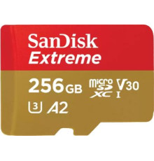 Карта памяти SanDisk Extreme SDSQXAV-256G-GN6MA microSDXC 256GB