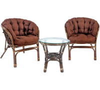 Набор садовой мебели Garden Story Багамы Мини CV-12C коньячный/коричневый