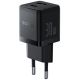 Сетевое зарядное Baseus Palm Fast Charger C+U 30W EU P1011160A113-00 черный