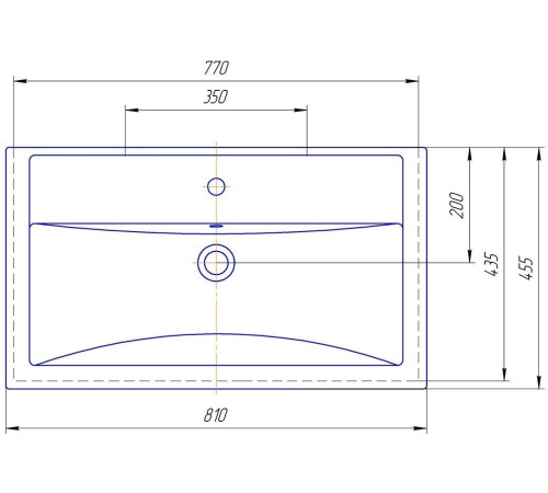 Умывальник Kirovit Фостер 800
