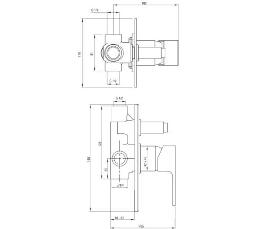 Смеситель Deante Anemon BCZ 044P