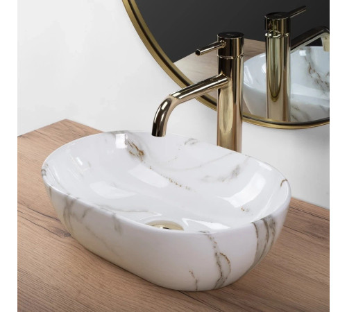 Умывальник Rea Amelia Mini U9107 белый