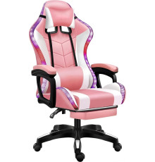 Кресло Jiqiao DG8003 белый/розовый