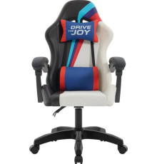 Игровое геймерское кресло Defender Legas серый/белый
