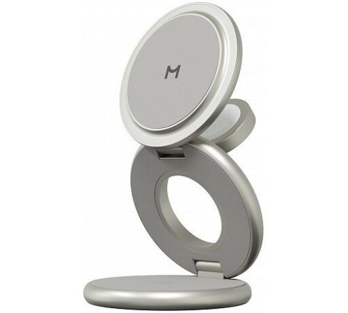Беспроводное зарядное Magssory Signature Disc Pro для Apple 3 в 1 WCH073 титановый