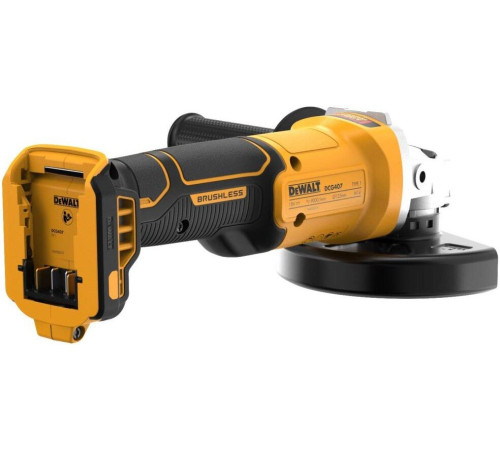Угловая шлифмашина DeWalt DCG407NT без АКБ, кейс