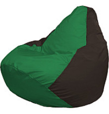 Кресло-мешок Flagman Груша Супер Мега 4XL Г5.1-242 зелёный/коричневый