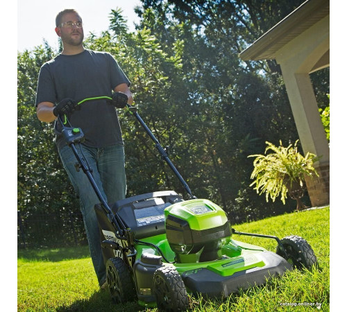 Газонокосилка Greenworks GD60LM46HPK4