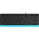 Клавиатура A4Tech Fstyler FKS10 черный/синий