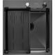 Кухонная мойка ARFEKA Eco AR мойка 450*500, коландер G, дозатор Black Decor