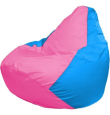 Кресло-мешок Flagman Груша Макси Г2.1-202 голубой/розовый