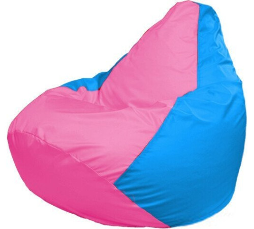 Кресло-мешок Flagman Груша Макси Г2.1-202 голубой/розовый