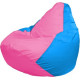 Кресло-мешок Flagman Груша Макси Г2.1-202 голубой/розовый