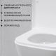 Унитаз подвесной Lauter Nuremberg 21811 + Marberg 410 + Marberg 410 RD GL-WT с кнопкой смыва