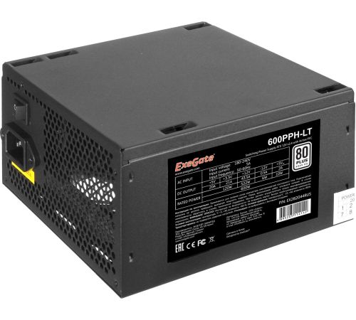 Блок питания ExeGate 600PPH-LT 80 Plus EX282044RUS