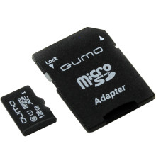 Карта памяти QUMO QM128GMICSDXC10U1 microSDXC 128GB + адаптер