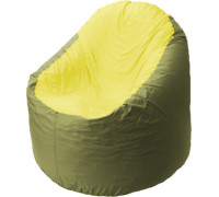 Кресло-мешок Flagman Bravo B1.1-29 оливковый/желтый