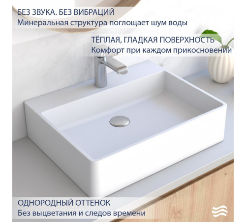 Умывальник Lauter Silenta 21S551PW Pure White
