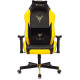 Игровое геймерское кресло Бюрократ Knight Neon черный/желтый экокожа
