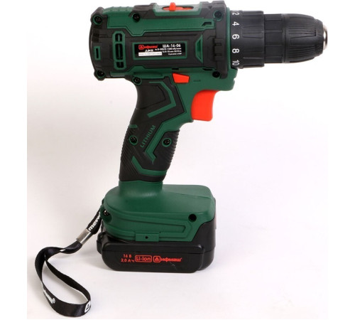 Дрель-шуруповерт Дифмаш ША-16-06 01022516 с 2-мя АКБ, кейс