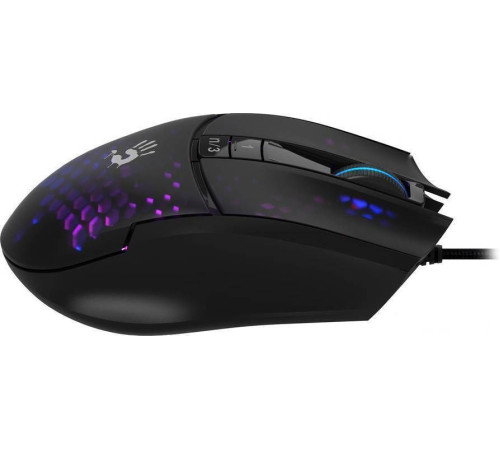 Игровая мышь A4Tech Bloody L65 Max черный/фиолетовый