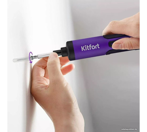 Электроотвертка Kitfort KT-4061 с АКБ