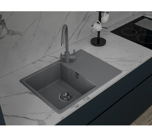 Кухонная мойка GranFest Urban GF-Urban 668L темно-серый