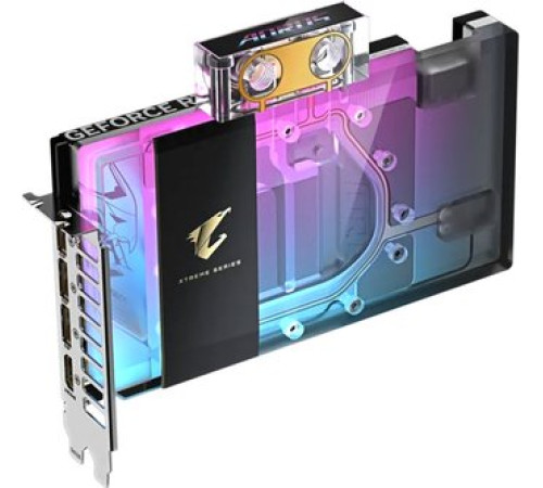 Видеокарта Gigabyte Aorus GeForce RTX 5080 Xtreme Waterforce WB 16G GV-N5080AORUSX WB-16GD